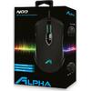 Ενσύρματο ποντίκι NOD ALPHA RGB Gaming mouse με λογισμικό για custom setup και ανάλυση έως 4000DPI.